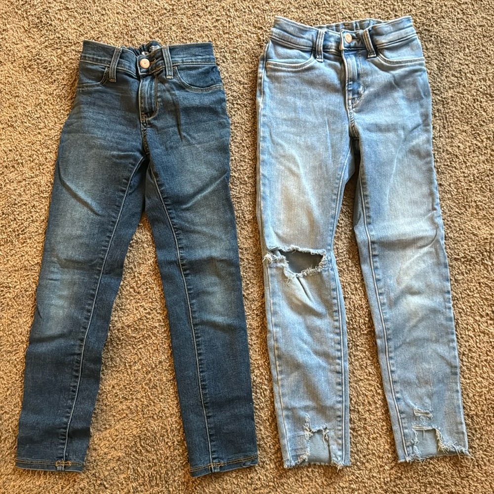 Old navy jeans bundle, size 8
